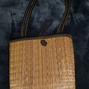 Baskets of Cambodia wicker purse